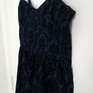 Forever 21 Blue amd Black Dress Size Medium
